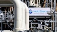 Pipes at the landfall facilities of the Nord Stream 1 gas pipeline are pictured in Lubmin, Germany, March 8, 2022. (REUTERS/Hannibal Hanschke)