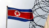 A North Korea flag flutters next to concertina wire at the North Korean embassy in Kuala Lumpur, Malaysia March 9, 2017. REUTERS/Edgar Su/File Photo 