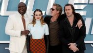 File Photo: Actors Brian Tyree Henry, Joey King, Brad Pitt and Aaron Taylor-Johnson arrive at the UK premiere of 'Bullet Train' in London, Britain, July 20, 2022. (REUTERS/Peter Nicholl)