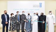 University of Doha for Science and Technology President Dr. Salem Al Naemi inaugurating the Career Fair along with other officials, yesterday.