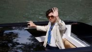 Harry Styles arrives at the 79th Venice Film Festival in Venice, Italy, September 5, 2022. (REUTERS/Guglielmo Mangiapane)