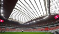 A general view shows the Al Bayt stadium during a stadium tour in Al Khor, north of Doha, Qatar, on December 17, 2019. (REUTERS/Kai Pfaffenbach)