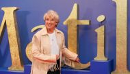 Cast member Emma Thompson attends the premiere of Matilda the Musical during the opening night gala at the BFI London Film Festival, in London, Britain, October 5, 2022. (REUTERS/Maja Smiejkowska)