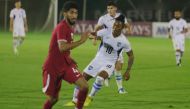 Action during the friendly match between Qatar and Nicaragua. PIC: Fenifut Nicaragua