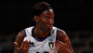 Italy's Paola Egonu in action during the Tokyo Olympics in Tokyo, Japan.  File Photo / Reuters
