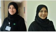 Mariam Nooh Al-Mutawa, Acting Chief Nursing Officer at HMC (left) and Muna Al Hetmi, Director of Nursing Education at HMC