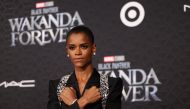 Cast member Letitia Wright attends a premiere for the film Black Panther: Wakanda Forever in Los Angeles, California, U.S., October 26, 2022. REUTERS/Mario Anzuoni