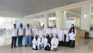 Students of the College of Pharmacy at Qatar University