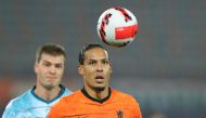 Netherlands' Virgil van Dijk in action during the Group G World Cup qualifiers match against Norway at the Feyenoord Stadium, Rotterdam, Netherlands, on November 16, 2021. REUTERS/Pascal Rossignol