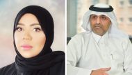 Dr. Hanadi Al Hamad (left) and Nasser Al Naim (right)