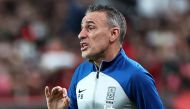 South Korea coach Paulo Bento in action during the international friendly against Cameroon at the Seoul World Cup Stadium, in Seoul, South Korea, on September 27, 2022. File Photo / Reuters
