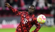 Bayern Munich's Sadio Mane during the warm up before the Bayern Munich-Werder Bremen match at Allianz Arena, Munich, Germany, November 8, 2022. (REUTERS/Andreas Gebert)