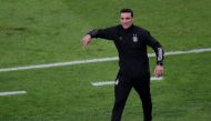 Argentina coach Lionel Scaloni reacts during the Copa America 2021 final against Brazil at the Estadio Maracana, Rio de Janeiro, Brazil, on July 10, 2021.  File Photo / Reuters


