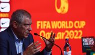 Portugal coach Fernando Santos during the squad announcement for the FIFA World Cup Qatar 2022 at the Ciudade do Futebol, Oeiras, Portugal, on November 10, 2022. REUTERS/Pedro Nunes