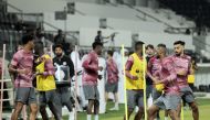 Qatar players during a training session, in this file photo. Pic: Salim Matramkot/The Peninsula