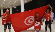 Tunisian fans at the Lusail Sports Arena. (Reuters)