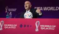 FIFA President Gianni Infantino during a press conference Reuters/Matthew Childs