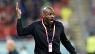 Ghana's coach Otto Addo gestures on the touchline during the Qatar 2022 World Cup Group H football match between Portugal and Ghana at Stadium 974 in Doha on November 24, 2022. (Photo by Khaled DESOUKI / AFP)