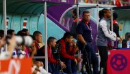 Costa Rica coach Luis Fernando Suarez reacts during the FIFA World Cup Qatar 2022 Group E match against Spain at the  Al Thumama Stadium, Doha, Qatar, on November 23, 2022. REUTERS/Hannah Mckay.