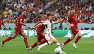 Germany's Niclas Fullkrug scores their equaliser against Spain during the FIFA World Cup Qatar 2022 Group E match at the Al Bayt Stadium, Al Khor, Qatar, on November 27, 2022. REUTERS/Matthew Childs
 