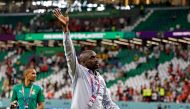 Ghana's coach Otto Addo waves after the Qatar 2022 World Cup Group H football match between South Korea and Ghana at the Education City Stadium in Al-Rayyan, west of Doha, on November 28, 2022. (Photo by Khaled DESOUKI / AFP)