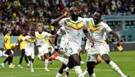 Senegal's Kalidou Koulibaly celebrates scoring their second goal with teammates during Qatar 2022 World Cup Group A match between Senegal and Ecuador at Khalifa International Stadium on November 29, 2022. (Reuters/Dylan Martinez)