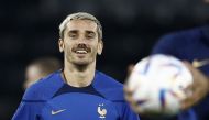 November 29, 2022 France's Antoine Griezmann during training REUTERS/Benoit Tessier