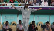 Senegal coach Aliou Cisse reacts during the FIFA World Cup Qatar 2022 Group A match against Qatar at the  Al Thumama Stadium, Doha, Qatar, on November 25, 2022. REUTERS/Amr Abdallah Dalsh