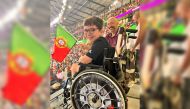 Rocco McGowan during a match at one of World Cup stadiums.