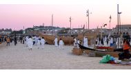 A view of the Katara Traditional Dhow Festival.