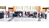 QU students pose for a photograph after the conclusion of the fourth Summer Research Internship Programme.