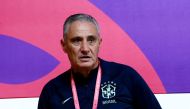 Brazil coach Tite during the FIFA World Cup Qatar 2022  Brazil Press Conference at the Main Media Center, Doha, Qatar, on December 8, 2022.  REUTERS/Annegret Hilse