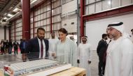 Minister Mariam Al Mheiri at the opening of a new distribution facility in Dubai Industrial City. Pic: Twitter 