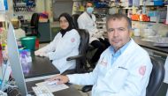 Dr. Nayef Mazloum, Dr. Aisha Madani and Dr. Yasser Majeed, whose research has been published in The British Journal of Pharmacology. 