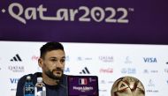 December 13, 2022 France's Hugo Lloris during the press conference REUTERS/Hamad I Mohammed