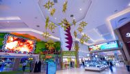 Hyatt Plaza’s exterior and interior views decorated with Qatar National Day theme.