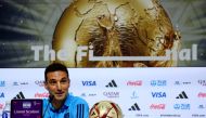 Argentina coach Lionel Scaloni addresses a FIFA World Cup Qatar 2022 press conference at the Main Media Center, Doha, Qatar, on December 17, 2022.  REUTERS/Gareth Bumstead