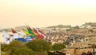 Thousand of people visited the Cultural Village Foundation-Katara to celebrate Qatar National Day and watch the World Cup final yesterday. 