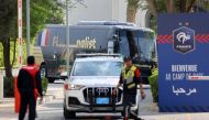 General view as France team bus departs from their Al Messila Hotel in Doha after losing in the final against Argentina on December 19, 2022.  REUTERS/Ibraheem Al Omari