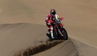 Gasgas Factory Racing's Sam Sunderland in action during stage 11 of the 2022 Dakar Rally  Dakar Rally from Bisha to Bisha, Saudi Arabia, on January 13, 2022.  File Photo / Reuters