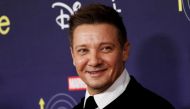 Actor Jeremy Renner poses for a picture during the premiere of the television series Hawkeye at El Capitan theatre in Los Angeles, California, US, November, 17, 2021. (REUTERS/Mario Anzuoni)