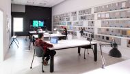 A view of VCUarts Qatar’s Materials Library.