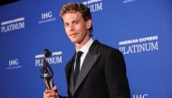 Actor Austin Butler poses backstage after receiving the Breakthrough Performance Award at the 34th Annual Palm Springs International Film Festival Awards gala in Palm Springs, California, U.S., January 5, 2023. REUTERS/Mario Anzuoni