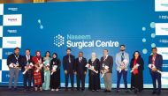 The doctors of Naseem Surgical Centre with Mohammed Miandad VP, MD of Naseem Healthcare and H E Dr. Mahadhi Juma Maalim, Ambassador of the Republic of Tanzania at its Launching Ceremony.