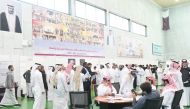 Participants in the “The Future of Business Starts Here”- Uni Expo Qatar/ University Fair.