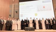 Delegates and officials at the Doha–Heidelberg research conference on Rare Diseases.  