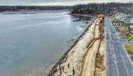 The restoration site off South Riverside Drive in Neptune, NJ. Pic: American Littoral Society