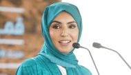 Doha Film Institute CEO Fatma Al Remaihi speaks during Qumra 2023.