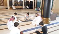 A file photo of children memorising the holy Quran in a mosque.