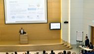 Participants during the QU Health's Annual Research Symposium.